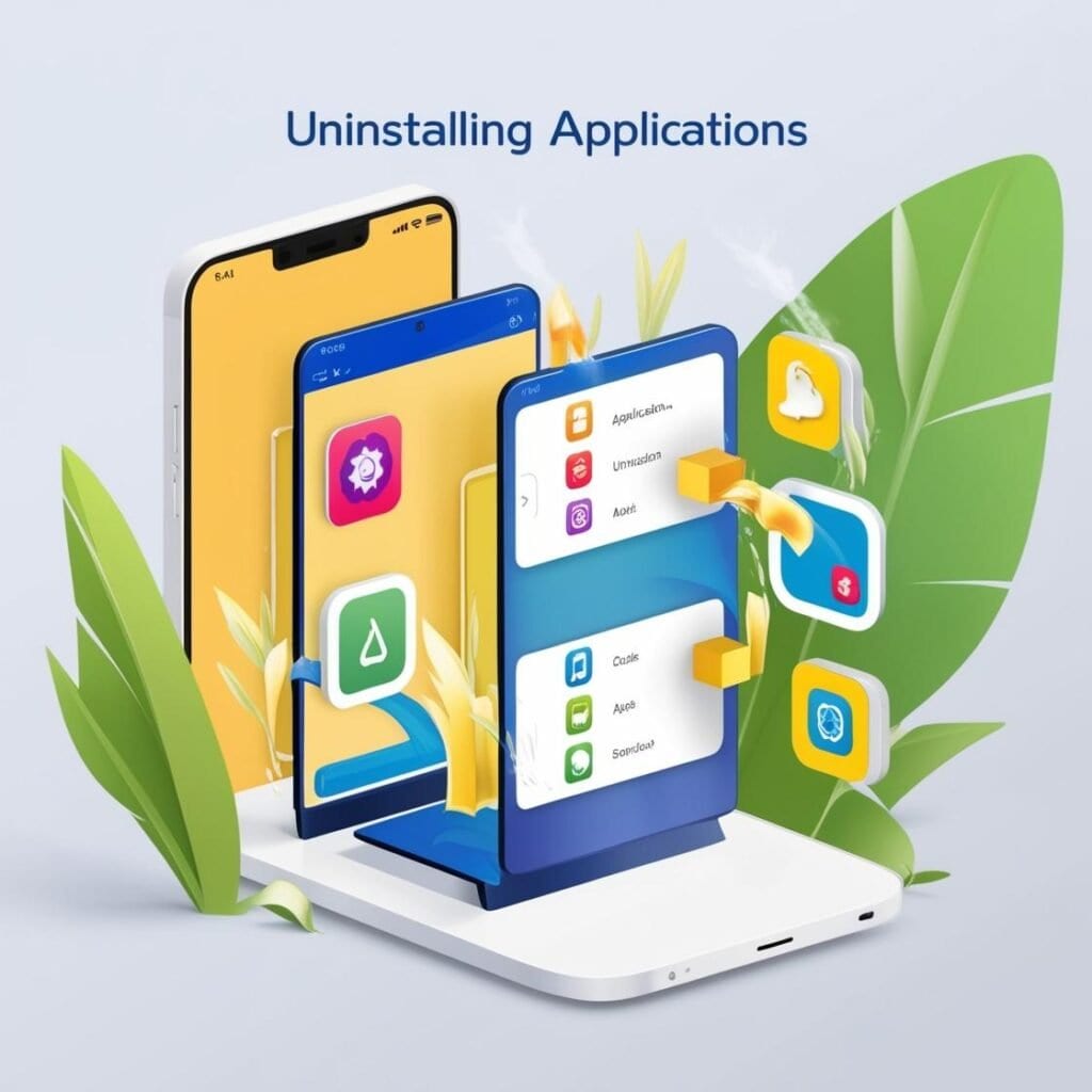 Uninstalling unused apps on a phone