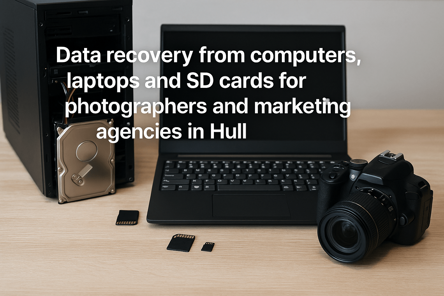 Computer, laptop, camera and SD cards: data recovery for photographers in Hull