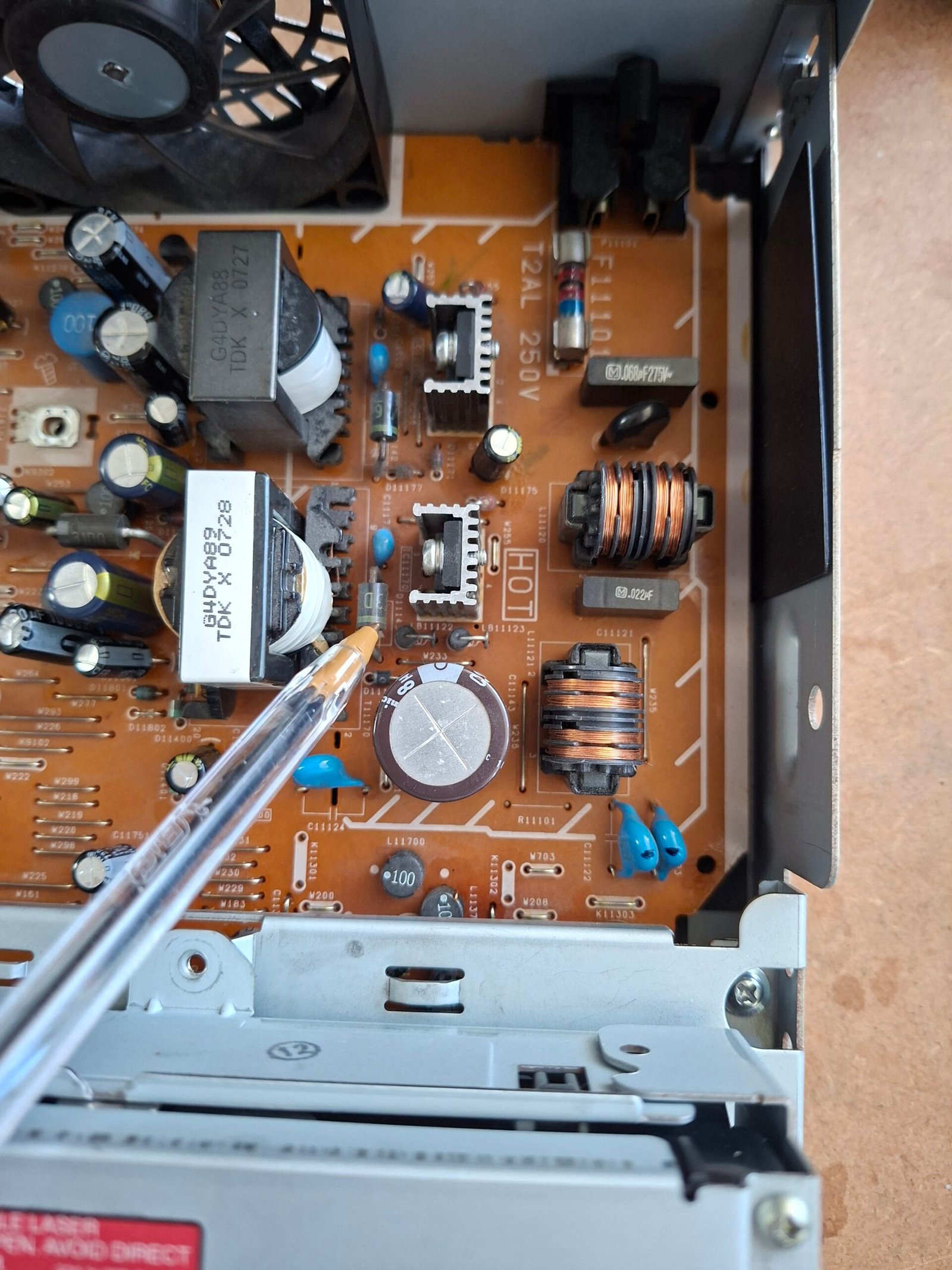 dvd-recorder-repair-north-cave.jpg dvd recorder repair north cave power board fault
